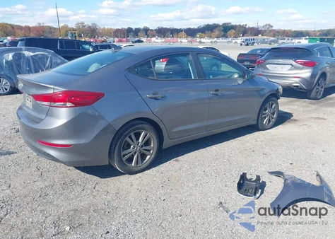 2018 Hyundai Elantra Sel из США, поврежденный, VIN 5NPD84LF7JH334144